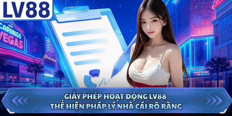 Giấy Phép Hoạt Động LV88 1 Giấy phép hoạt động LV88 thể hiện pháp lý nhà cái rõ ràng